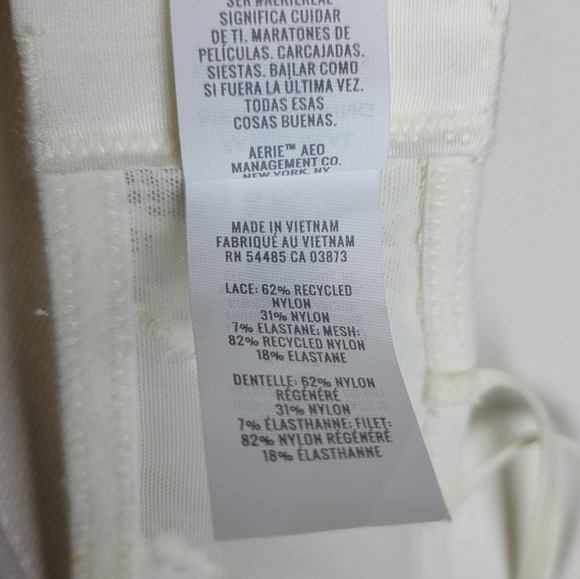 Aerie Show Off Balconette Eyelash Lace Bra 34B - Picture 9 of 10